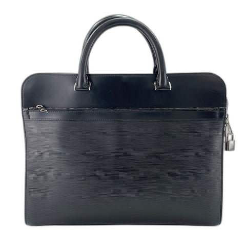 LOUIS VUITTON Bassano MM Handbag black WS33779