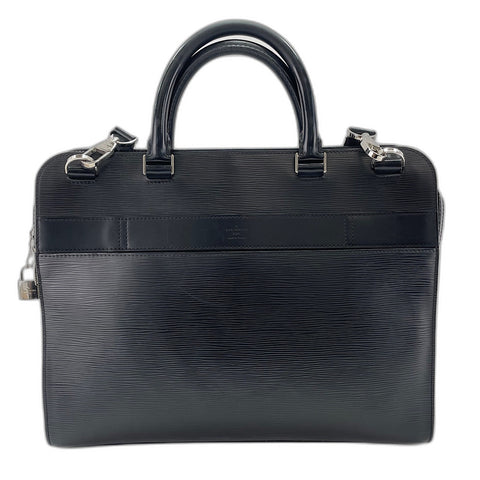 LOUIS VUITTON Bassano MM Handbag black WS33779