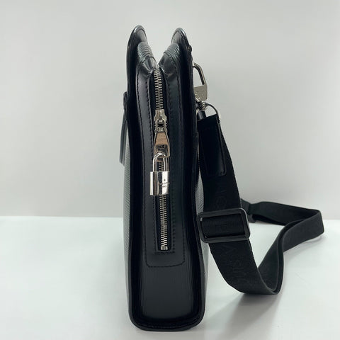LOUIS VUITTON Bassano MM Handbag black WS33779