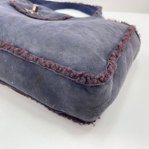 CHANEL Handbag Navy WS33787
