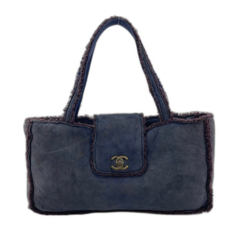 CHANEL Handbag Navy WS33787