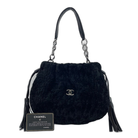 CHANEL Matelasse Handbag black WS33788