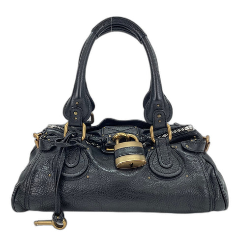 Chloe Paddington Studs Handbag black WS33790