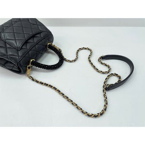 CHANEL Coco handle XXS Shoulder Bag black WS33791