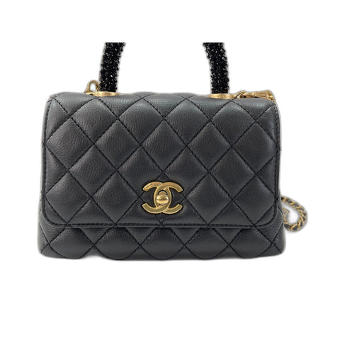 CHANEL Coco handle XXS Shoulder Bag black WS33791