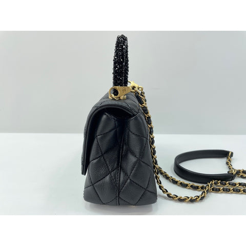 CHANEL Coco handle XXS Shoulder Bag black WS33791