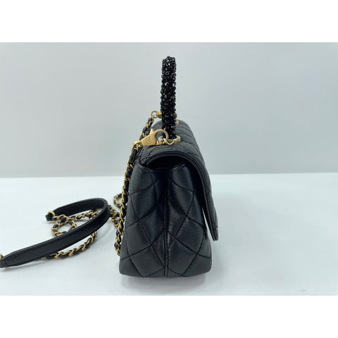 CHANEL Coco handle XXS Shoulder Bag black WS33791