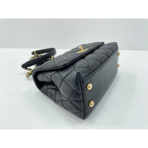 CHANEL Coco handle XXS Shoulder Bag black WS33791