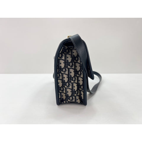 Christian Dior 30 Montaigne Shoulder Bag Navy WS33795