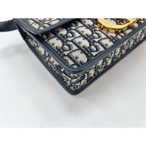 Christian Dior 30 Montaigne Shoulder Bag Navy WS33795