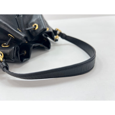 PRADA duet Shoulder Bag black WS33797