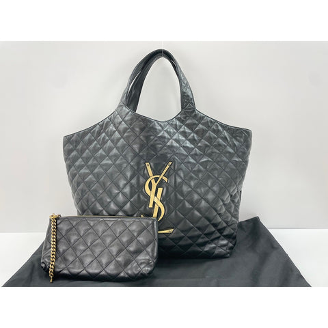 SAINT LAURENT PARIS Ikar Tote Bag black WS33799