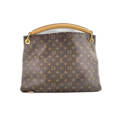 LOUIS VUITTON Arti MM Handbag Brown WS33802