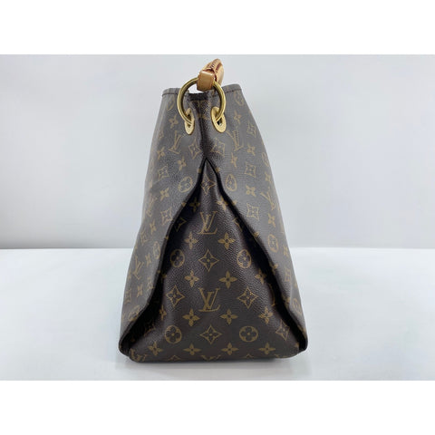 LOUIS VUITTON Arti MM Handbag Brown WS33802