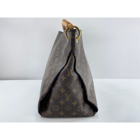 LOUIS VUITTON Arti MM Handbag Brown WS33802