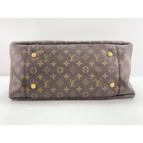 LOUIS VUITTON Arti MM Handbag Brown WS33802