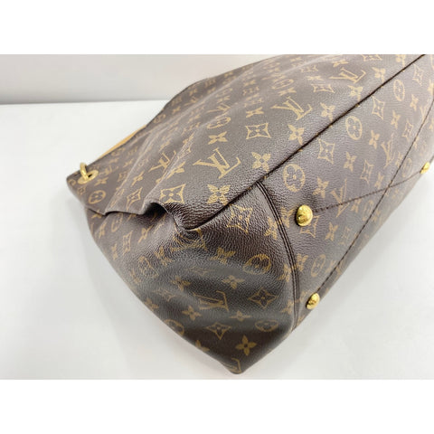LOUIS VUITTON Arti MM Handbag Brown WS33802