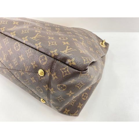 LOUIS VUITTON Arti MM Handbag Brown WS33802