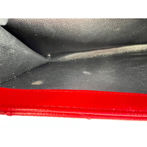 SAINT LAURENT PARIS Cassandra Shoulder Bag Red WS33804
