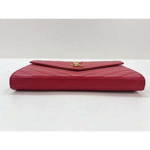 SAINT LAURENT PARIS Cassandra Shoulder Bag Red WS33804
