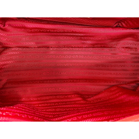 PRADA Tote Bag Red WS33806