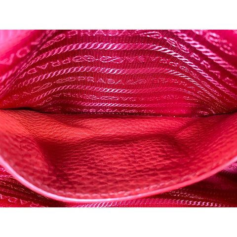 PRADA Tote Bag Red WS33806