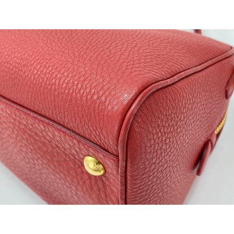 PRADA Tote Bag Red WS33806