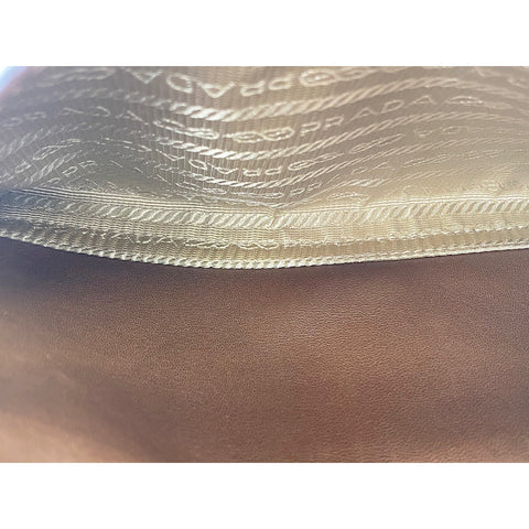 PRADA Shoulder Bag Brown WS33807