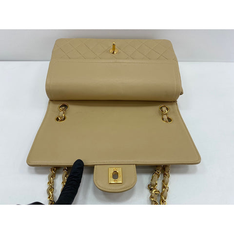 CHANEL Matrasse 25 Shoulder Bag beige WS33808