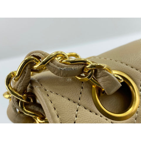 CHANEL Matrasse 25 Shoulder Bag beige WS33808