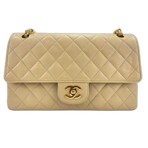 CHANEL Matrasse 25 Shoulder Bag beige WS33808