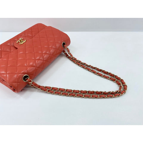 CHANEL Matrasse 25 Shoulder Bag Orange WS33809