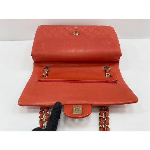CHANEL Matrasse 25 Shoulder Bag Orange WS33809