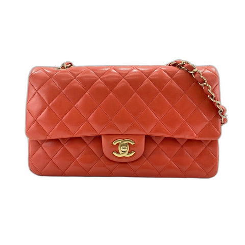 CHANEL Matrasse 25 Shoulder Bag Orange WS33809