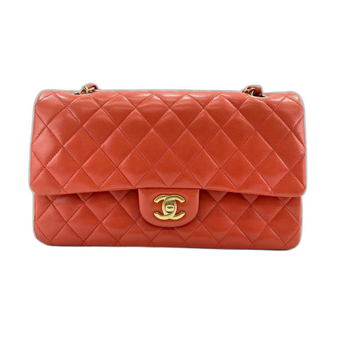 CHANEL Matrasse 25 Shoulder Bag Orange WS33809