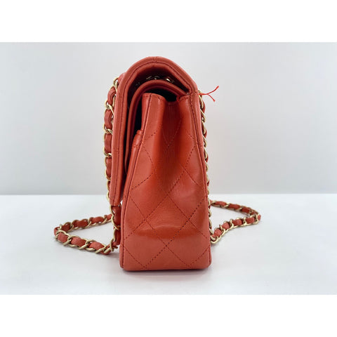 CHANEL Matrasse 25 Shoulder Bag Orange WS33809