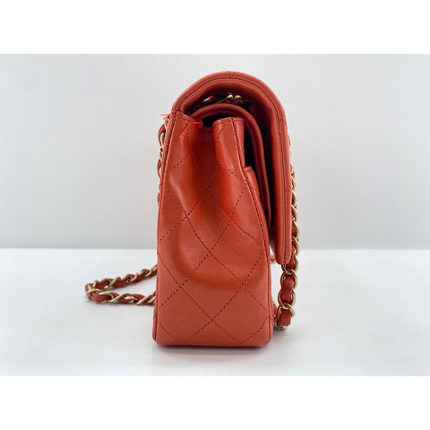 CHANEL Matrasse 25 Shoulder Bag Orange WS33809