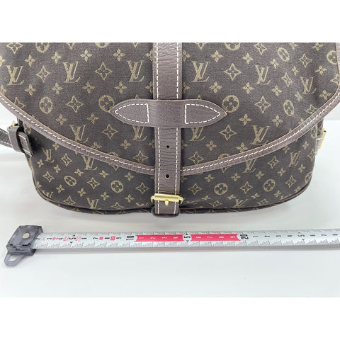 LOUIS VUITTON Saumur PM Shoulder Bag Brown WS33811