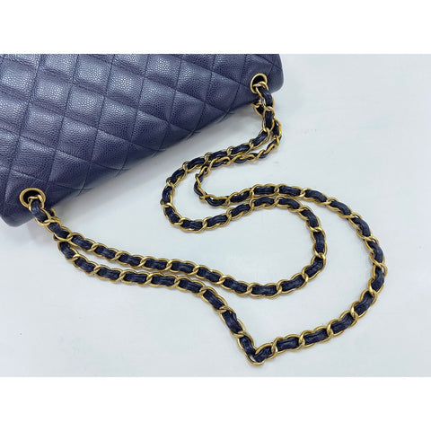 CHANEL Matrasse 30 Shoulder Bag Navy WS33812