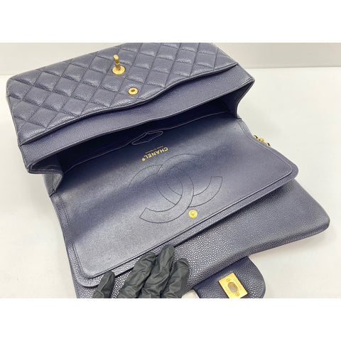 CHANEL Matrasse 30 Shoulder Bag Navy WS33812