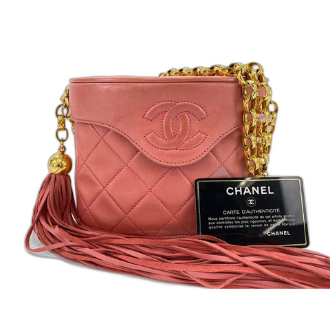 CHANEL Matrasse Shoulder Bag pink WS33820
