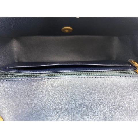 CHANEL Mini matrasse Shoulder Bag blue WS33824