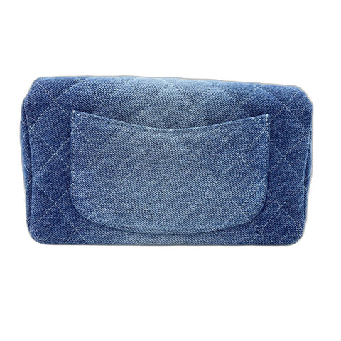 CHANEL Mini matrasse Shoulder Bag blue WS33824