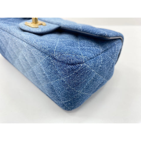 CHANEL Mini matrasse Shoulder Bag blue WS33824