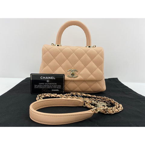 CHANEL Mini matrasse Shoulder Bag pink WS33825