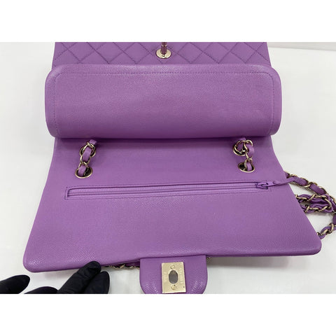 CHANEL Matrasse 25 Shoulder Bag purple WS33826