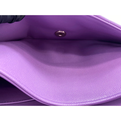 CHANEL Matrasse 25 Shoulder Bag purple WS33826