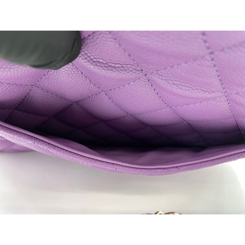 CHANEL Matrasse 25 Shoulder Bag purple WS33826