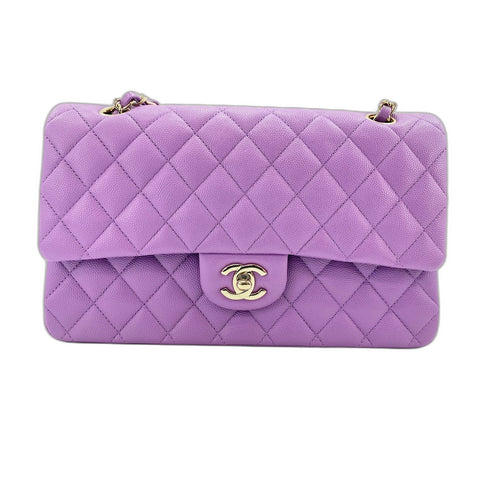CHANEL Matrasse 25 Shoulder Bag purple WS33826
