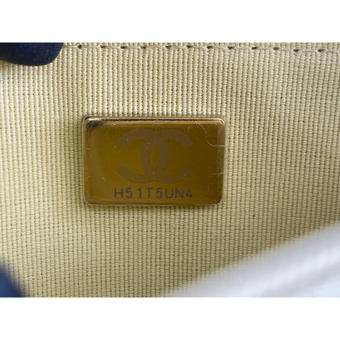 CHANEL Mini matrasse Shoulder Bag yellow WS33827